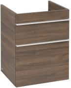 Тумба под раковину Villeroy & Boch Venticello 46,6х42,5 см ДСП дуб аризона/ручка алюминий белый A92202VH