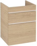 Тумба під раковину Villeroy & Boch Venticello 46,6х42,5 см ДСП північний дуб/ручка алюміній білий A92202VJ