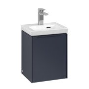 Тумба под раковину Villeroy & Boch Subway 3.0 35,1х42,9 см ДСП/алюминий морской синий/монохром C58302VQ