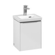 Тумба под раковину Villeroy & Boch Subway 3.0 35,1х42,9 см ДСП/алюминий белый бриллиант C58400VE