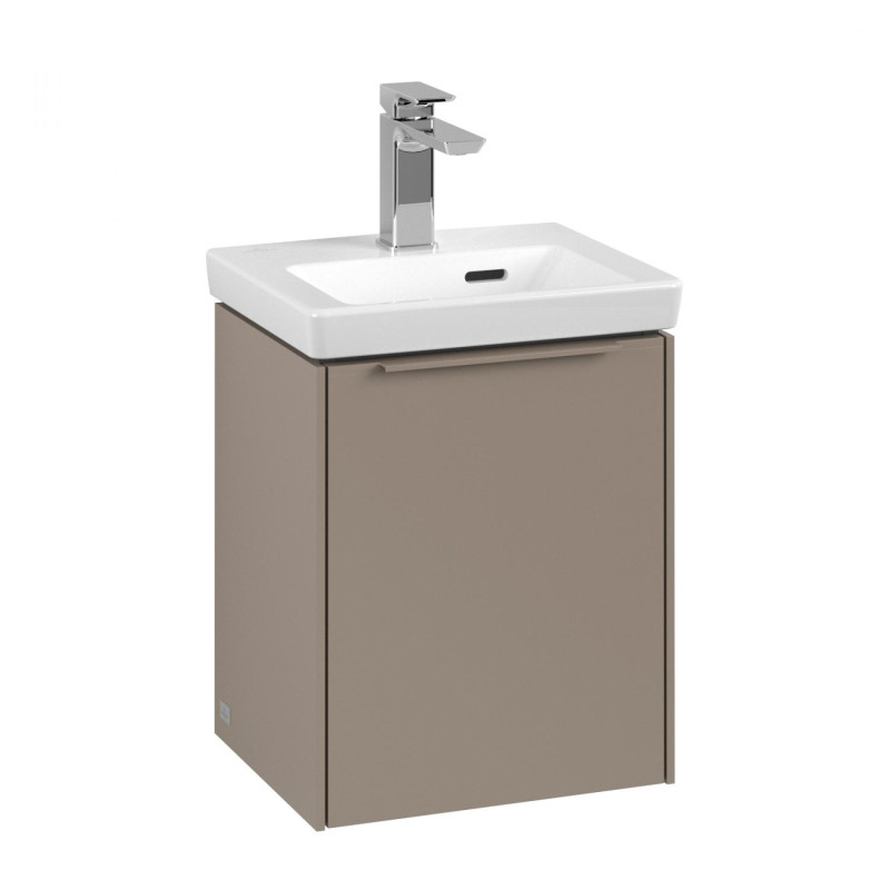 Тумба под раковину Villeroy & Boch Subway 3.0 35,1х42,9 см ДСП/алюминий тауп/монохром C58402VM