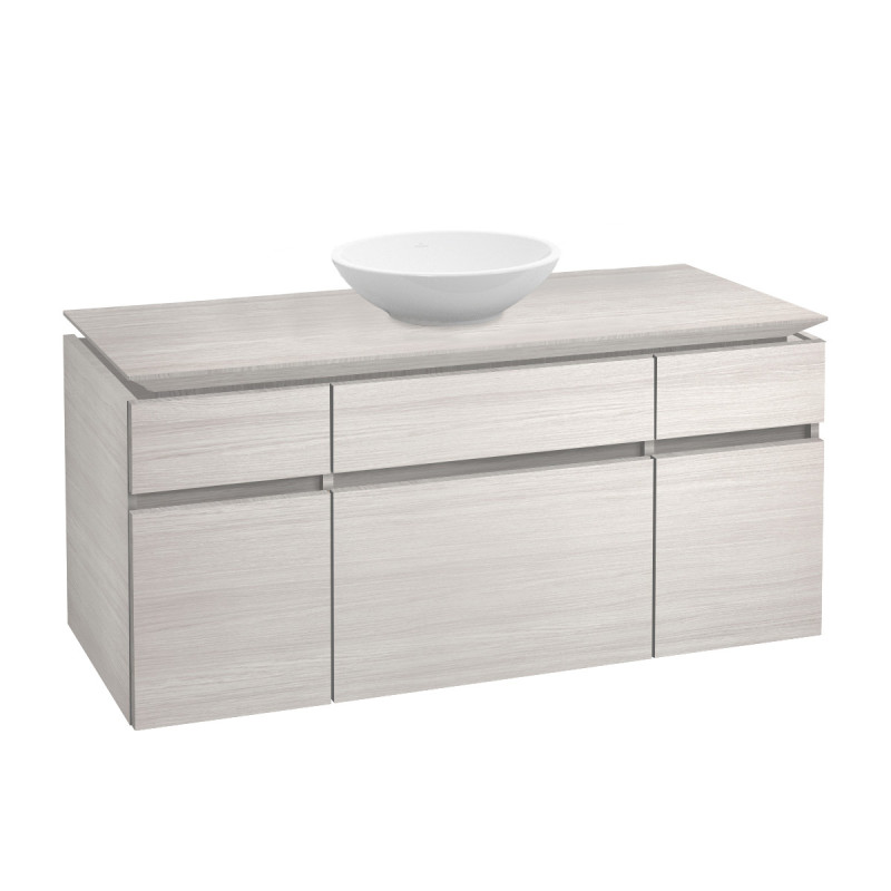 Тумба під раковину Villeroy & Boch Legato 120х55 см ДСП/ДСП біле дерево B57800E8