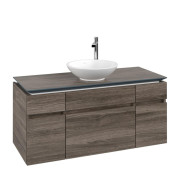 Тумба під раковину Villeroy & Boch Legato 120х55 см ДСП кам'яний дуб B57800RK