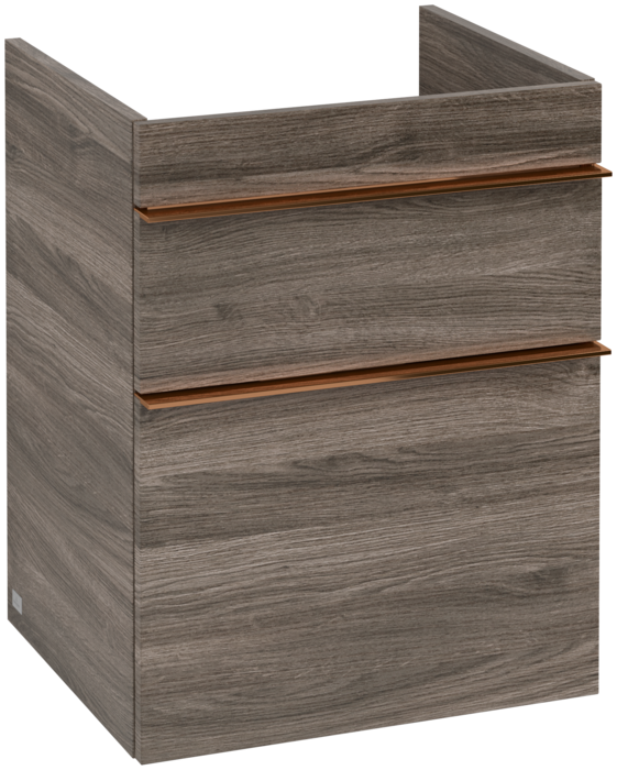 Тумба под раковину Villeroy & Boch Venticello 46,6х42,5 см ДСП каменный дуб/ручка медь A92205RK