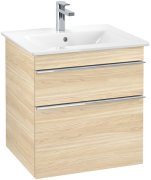 Тумба під раковину Villeroy & Boch Venticello 55,3х50,2 см ДСП в'яз друкарський/ручка хром A92301PN