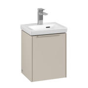 Тумба під раковину Villeroy & Boch Subway 3.0 35,1х42,9 см ДСП/алюміній сірий кашемір/монохром C58402VN