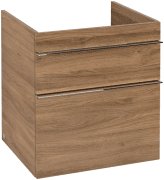 Тумба під раковину Villeroy & Boch Venticello 55,3х50,2 см ДСП дуб канзас/ручка хром A92301RH