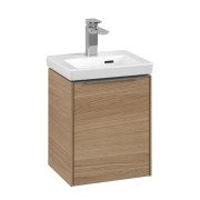 Тумба під раковину Villeroy & Boch Subway 3.0 35,1х42,9 см ДСП/алюміній дуб північний C58400VJ