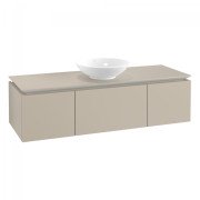 Тумба под раковину Villeroy & Boch Legato 120х38 см ДСП нежно-серый B57700VK