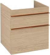 Тумба под раковину Villeroy & Boch Venticello 55,3х50,2 см ДСП северный дуб/ручка медь A92305VJ