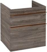 Тумба под раковину Villeroy & Boch Venticello 55,3х50,2 см ДСП каменный дуб/ручка медь A92305RK