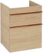 Тумба під раковину Villeroy & Boch Venticello 46,6х42,5 см ДСП північний дуб/ручка мідь A92205VJ