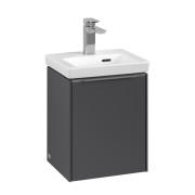 Тумба под раковину Villeroy & Boch Subway 3.0 35,1х42,9 см ДСП/алюминий графит C58400VR