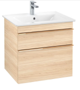 Тумба під раковину Villeroy & Boch Venticello 60,3х50,2 см ДСП в'яз друкарський/ручка мідь A92405PN