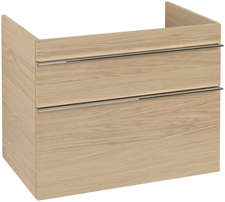 Тумба під раковину Villeroy & Boch Venticello 75,3х50,2 см ДСП північний дуб/ручка хром A92501VJ