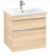 Тумба під раковину Villeroy & Boch Venticello 60,3х50,2 см ДСП в'яз друкарський/ручка хром A92401PN