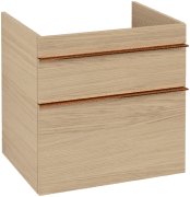 Тумба под раковину Villeroy & Boch Venticello 60,3х50,2 см ДСП северный дуб/ручка медь A92405VJ