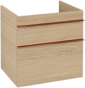Тумба под раковину Villeroy & Boch Venticello 60,3х50,2 см ДСП северный дуб/ручка медь A92405VJ