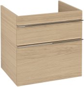 Тумба під раковину Villeroy & Boch Venticello 60,3х50,2 см ДСП північний дуб/ручка хром A92401VJ