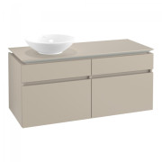 Тумба под раковину Villeroy & Boch Legato 120х55 см ДСП нежно-серый B58000VK