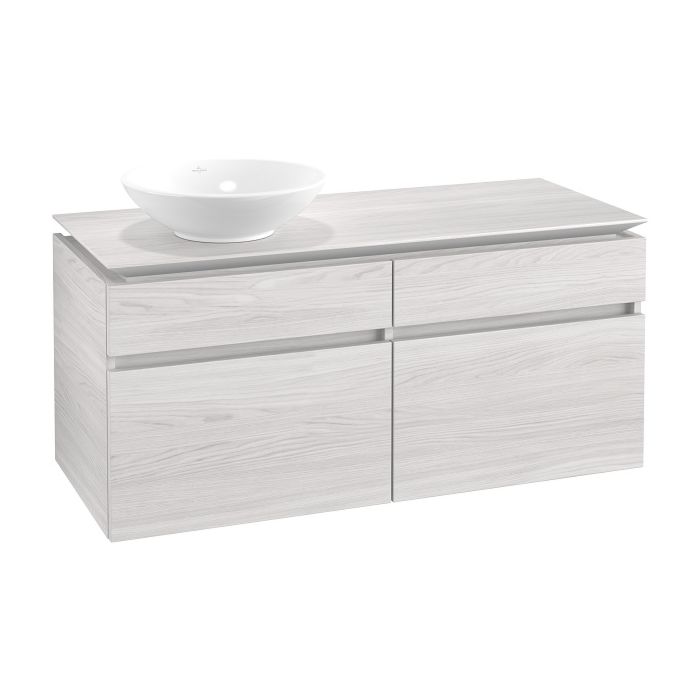 Тумба под раковину Villeroy & Boch Legato 120х55 см ДСП/ДСП белое дерево B58000E8