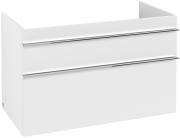 Тумба під раковину Villeroy & Boch Venticello 95,3х50,2 см ДСП/МДФ білий матовий/ручка хром A92601MS