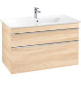 Тумба под раковину Villeroy & Boch Venticello 95,3х50,2 см ДСП вяз печатный/ручка хром A92601PN