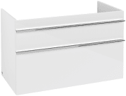 Тумба під раковину Villeroy & Boch Venticello 95,3х50,2 см МДФ глянсовий білий/ручка хром A92601DH