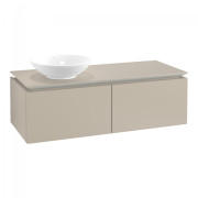 Тумба під раковину Villeroy & Boch Legato 120х38 см ДСП/ДСП ніжно-сірий B57900VK
