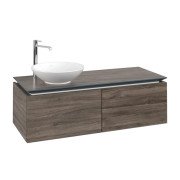 Тумба під раковину Villeroy & Boch Legato 120х38 см ДСП/ДСП кам'яний дуб B57900RK