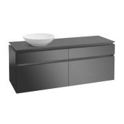Тумба под раковину Villeroy & Boch Legato 120х55 см МДФ/ДСП глянцевый серый B58000FP