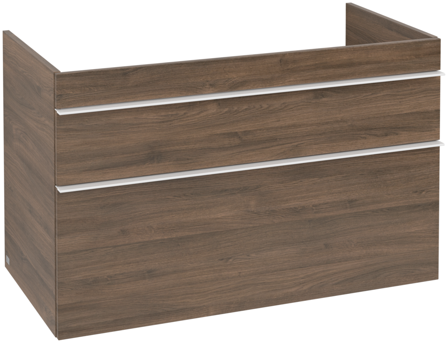 Тумба под раковину Villeroy & Boch Venticello 95,3х50,2 см ДСП дуб аризона/ручка алюминий белый A92602VH