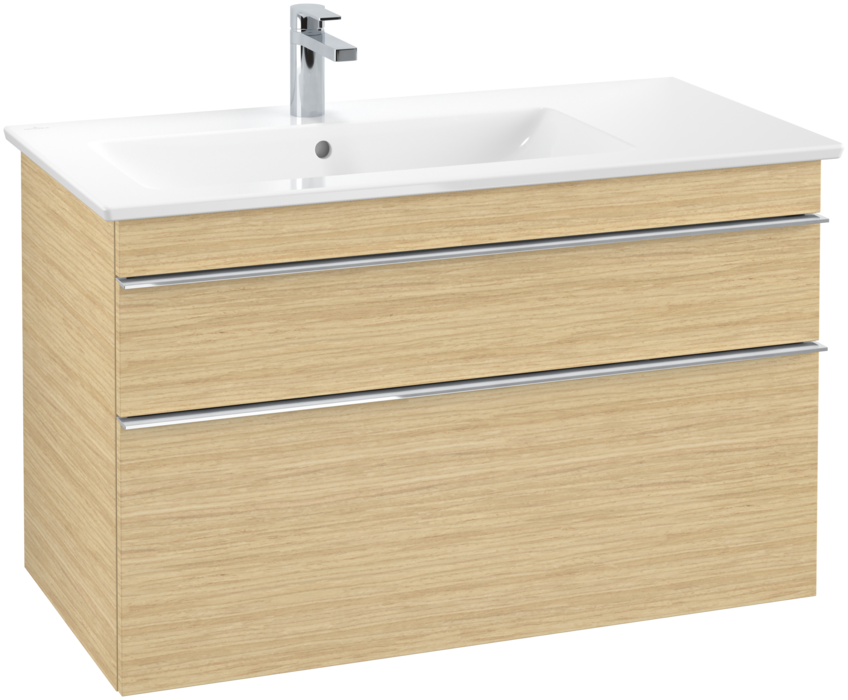 Тумба под раковину Villeroy & Boch Venticello 95,3х50,2 см ДСП северный дуб/ручка хром A92701VJ