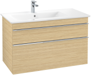 Тумба під раковину Villeroy & Boch Venticello 95,3х50,2 см ДСП північний дуб/ручка хром A92701VJ