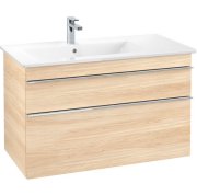 Тумба під раковину Villeroy & Boch Venticello 95,3х50,2 см ДСП в'яз друкарський/ручка хром A92701PN