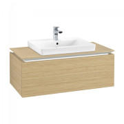 Тумба под раковину Villeroy & Boch Legato 100х38 см с подсветкой ДСП северный дуб B680L0VJ