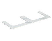 Столешница под раковину Geberit One 119х47,3 см вырез слева и справа керамогранит белый мрамор 505.165.00.1