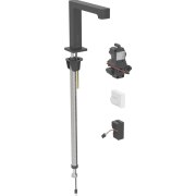 Змішувач для раковини Geberit Brenta живлення від мережі для функціонального блока прихованого монтажу латунь чорний матовий 116.192.14.1