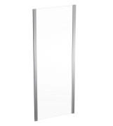 Душевая боковая стенка Geberit Geo 75–80 см прозрачное стекло/серебристый профиль 560.117.00.2