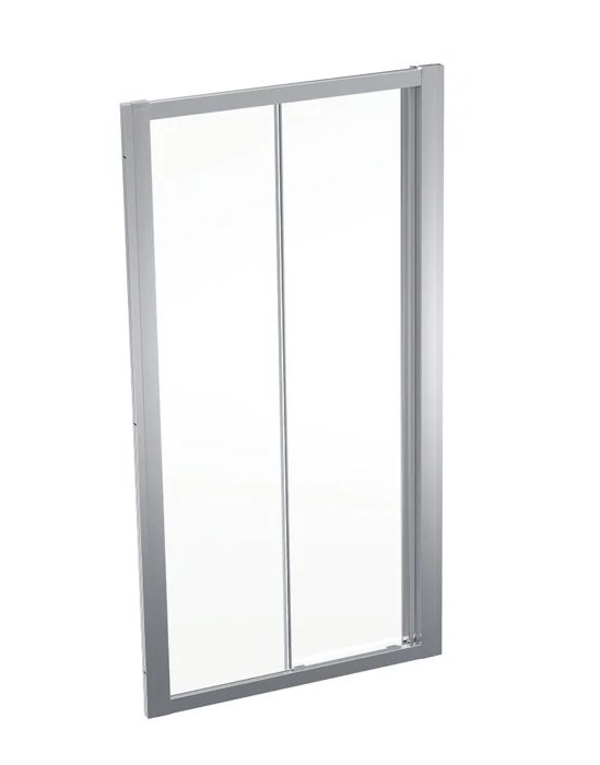 Душевая дверь Geberit Geo раздвижная 95–100 см прозрачное стекло/серебристый профиль 560.133.00.2