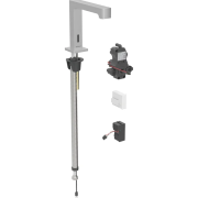 Змішувач для раковини Geberit Brenta живлення від мережі для функціонального блока прихованого монтажу латунь нерж сталь матовий 116.192.SN.1