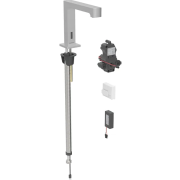 Змішувач для раковини Geberit Brenta живлення від батарей для функціонального блока прихованого монтажу латунь нерж сталь матовий 116.193.SN.1