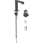 Смеситель для раковины Geberit Brenta питание от генератора для функционального блока скрытого монтажа латунь черный матовый 116.195.14.1