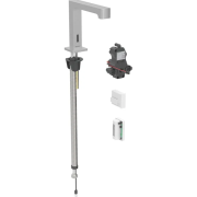 Змішувач для раковини Geberit Brenta живлення від генератора для функціонального блока прихованого монтажу латунь нерж сталь матовий116.195.SN.1