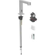 Змішувач для раковини Geberit Brenta живлення від генератора для функціонального блока прихованого монтажу латунь нерж сталь матовий 116.196.SN.1