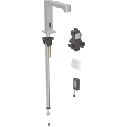 Смеситель для раковины Geberit Brenta питание от батарей для функционального блока скрытого монтажа латунь нерж сталь матовый 116.194.SN.1