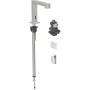 Смеситель для раковины Geberit Brenta питание от генератора для функционального блока скрытого монтажа латунь нерж сталь матовый 116.195.SN.1