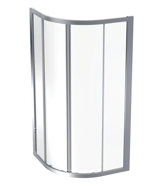 Душевой уголок Geberit Geo 90х90 см прозрачное стекло/серебристый профиль 560.121.00.2