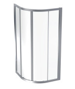 Душевой уголок Geberit Geo 90х90 см прозрачное стекло/серебристый профиль 560.121.00.2