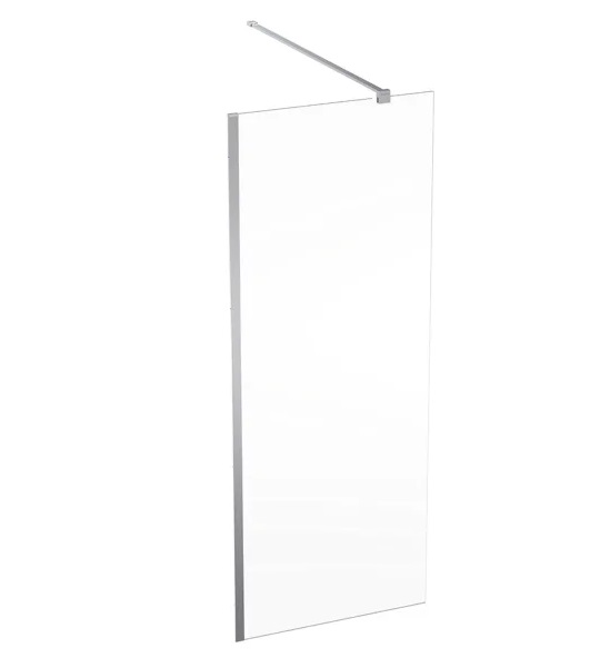 Душова перегородка Geberit Geo 78,5–80 см прозоре скло/сріблястий профіль 560.119.00.2